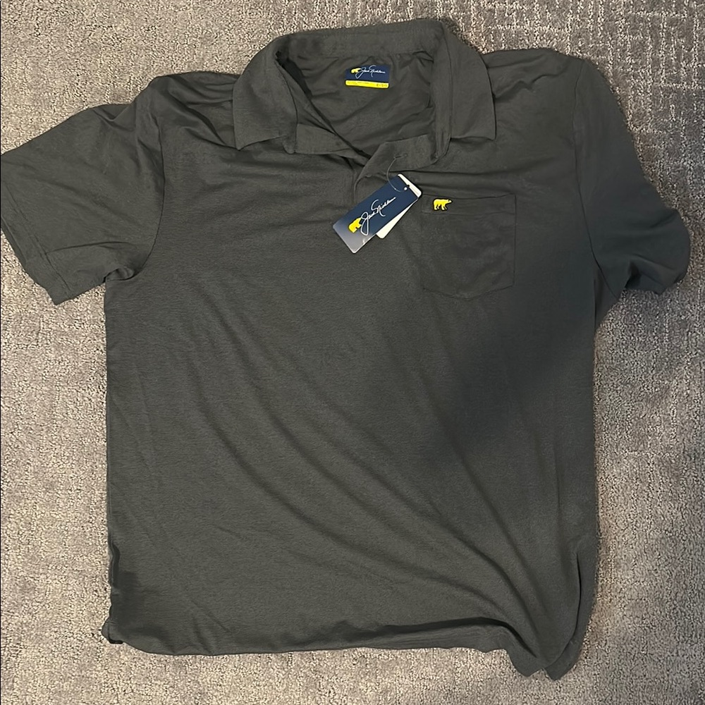 Gray Polo Shirt Moisture-Wicking Athletic Wear
